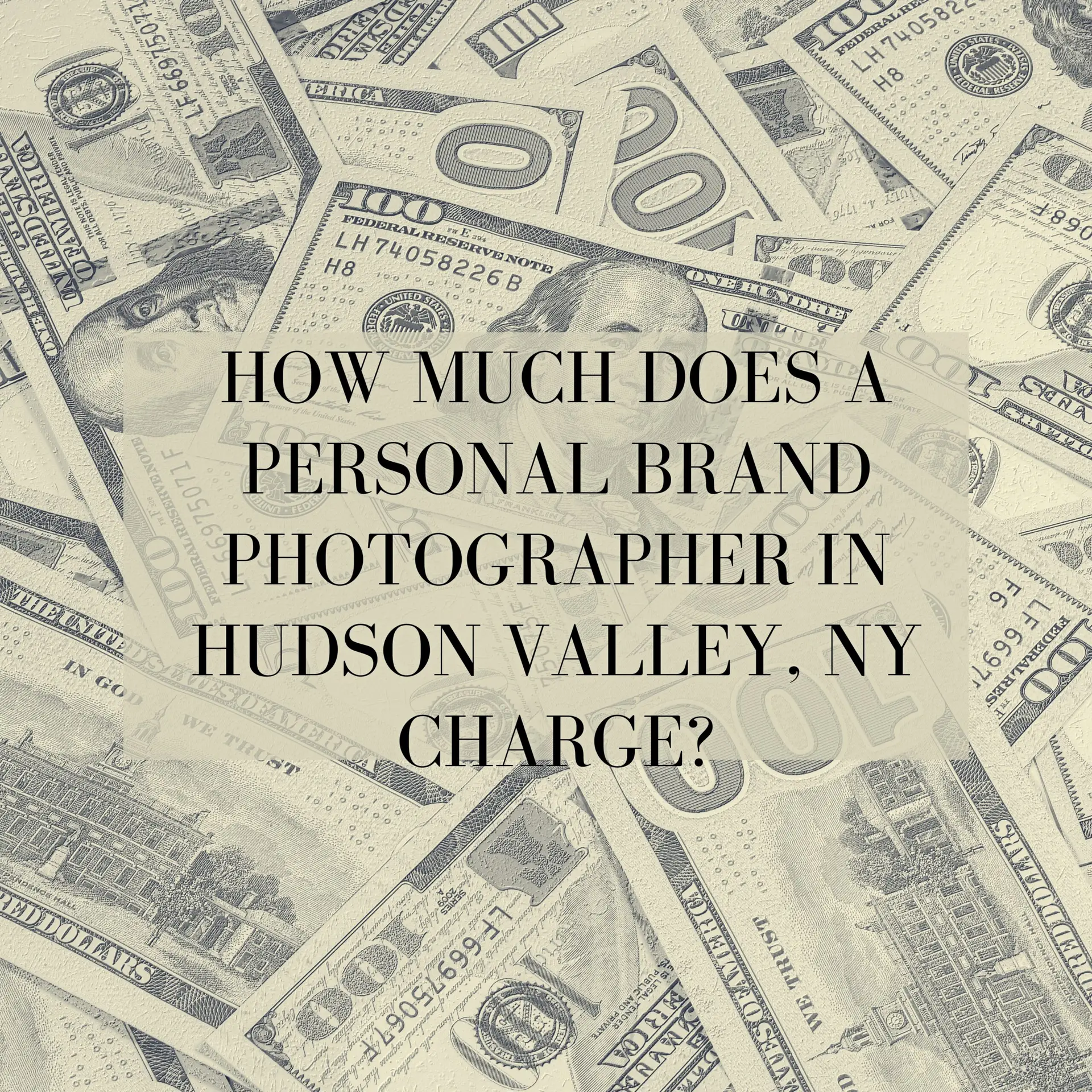 How Much Does a Personal Brand Photographer in Hudson Valley, NY Charge?